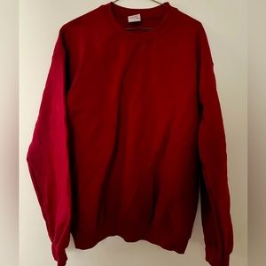 Red medium long sleeve sweater